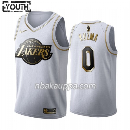 Los Angeles Lakers Kyle Kuzma 0 Nike 2019-2020 Valkoinen Golden Edition Pelipaidat Swingman - Lasten